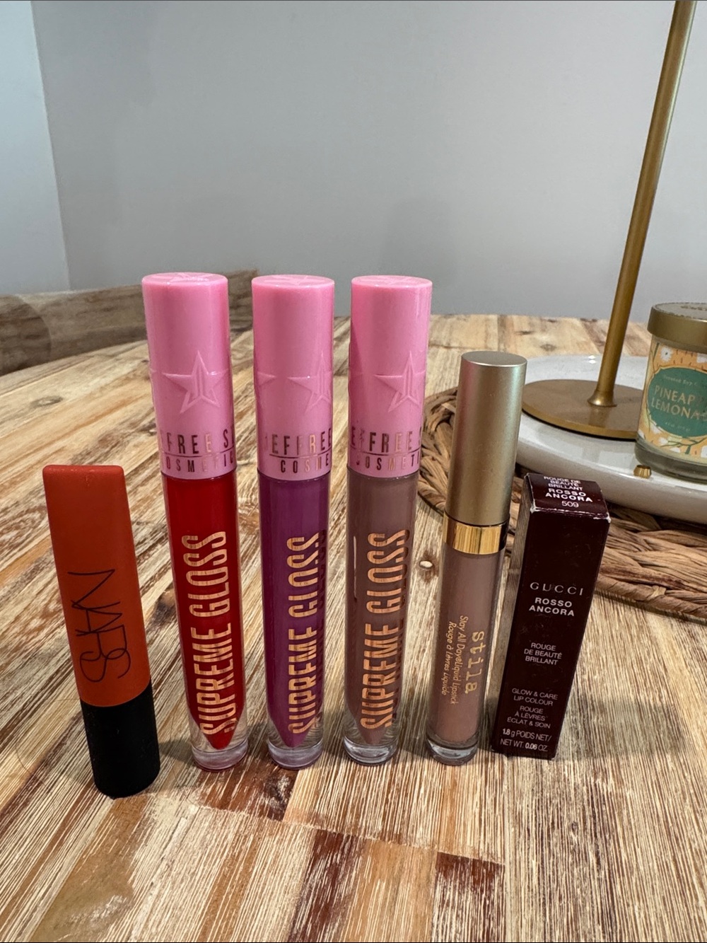 Gucci, Jeffree Star, Stila gloss & lipstick. Never opened. No seal. Never used. - Picture 2 of 7